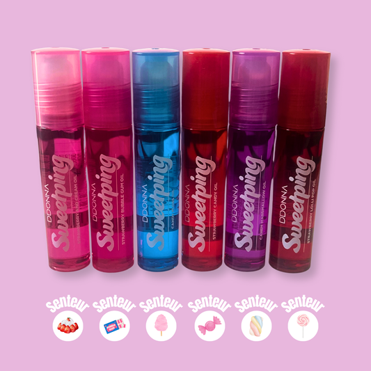 🍭 Sweetping Roll-On Lip Oil – Brillance Gourmande & Senteurs Sucrées ✨