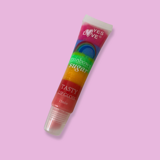 🌈 Tasty Lip Gloss – Douceur Arc-en-Ciel Sucrée 🍭✨